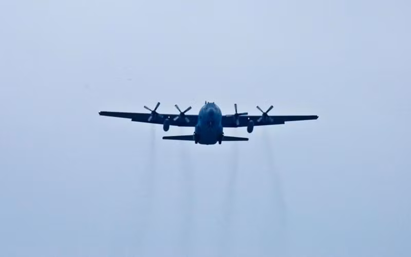 Ảnh minh họa máy bay quân sự C-130 Hercules. (Nguồn: PIXABAY)