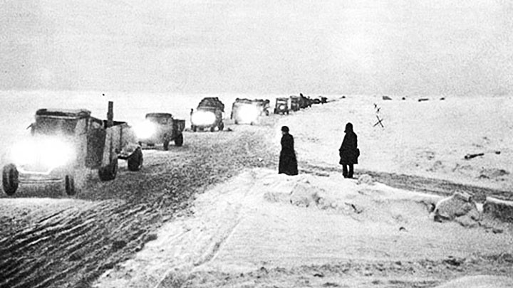 Tuyến đường vận chuyển hàng hóa trên hồ Ladoga. Ảnh: VODA.ORG.RU