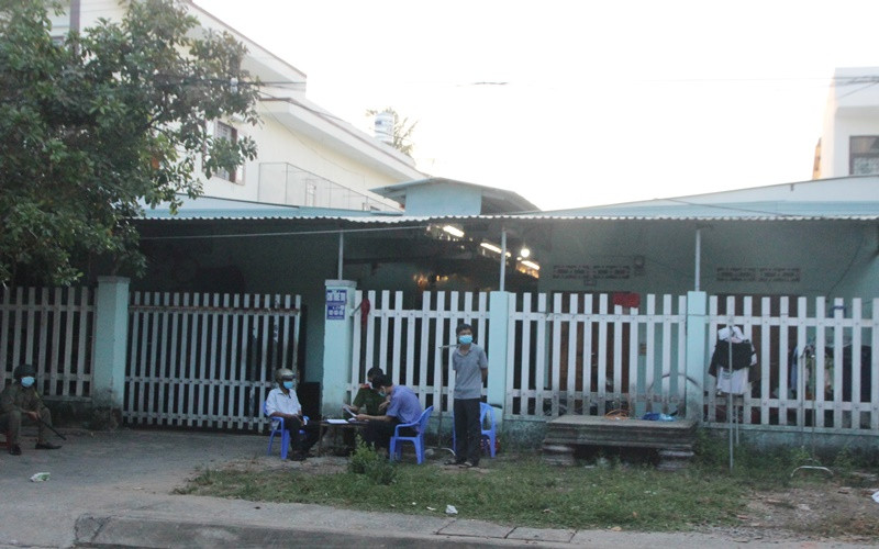 Khu nhà trọ xảy ra sự việc.