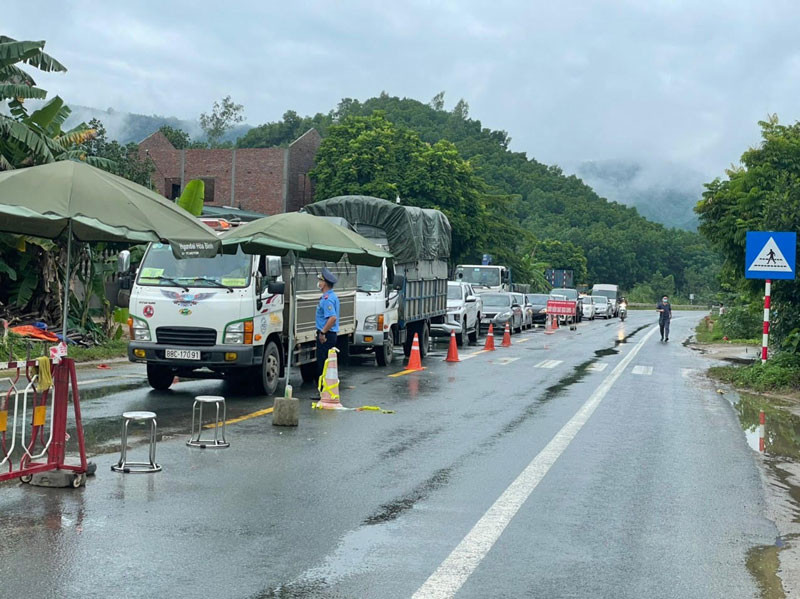 Chốt kiểm soát dịch Hòa Lạc - Hòa Bình sẽ dừng hoạt động từ 12 giờ ngày 20/10.