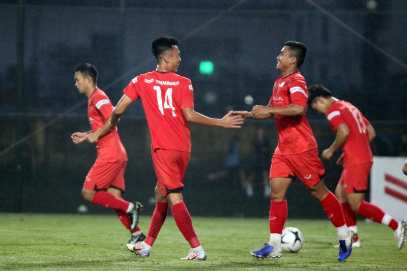 Các học trò của HLV Park Hang Seo đang có phong độ thi đấu và tập luyện tốt. (Ảnh: VFF)