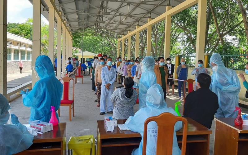 TP Hồ Chí Minh tăng cường xét nghiệm. (Ảnh: HCDC)