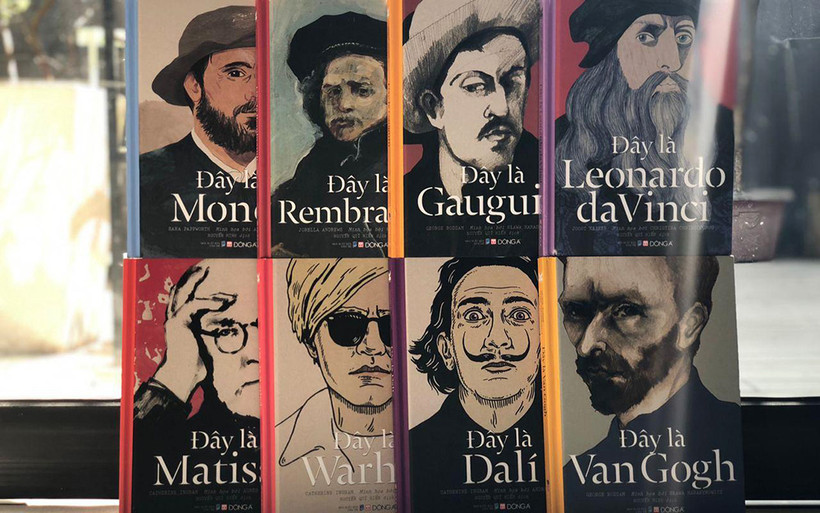 Bộ sách giới thiệu tám họa sĩ nổi tiếng.