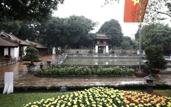 Di tích Văn Miếu-Quốc Tử Giám. (Ảnh: NGÔ VƯƠNG ANH)