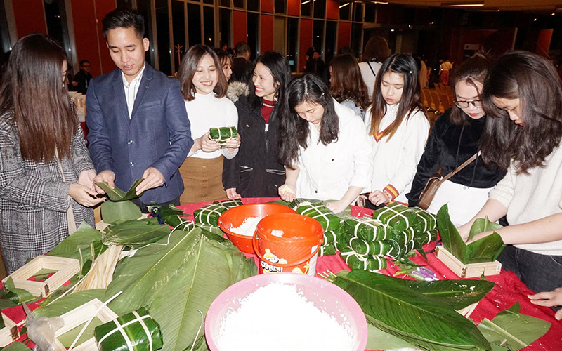 Chương trình “Tết Festival 2020” dành cho thanh niên sinh viên Việt Nam đang học tập và làm việc tại Séc. Ảnh TTXVN