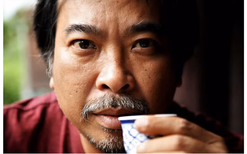 Chân dung nhà thơ Nguyễn Quang Thiều. (Ảnh: TL)