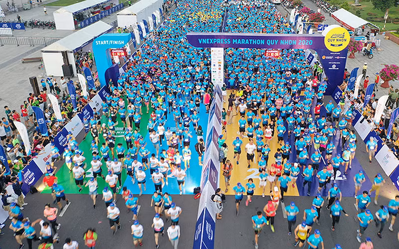 Quang cảnh giải chạy 