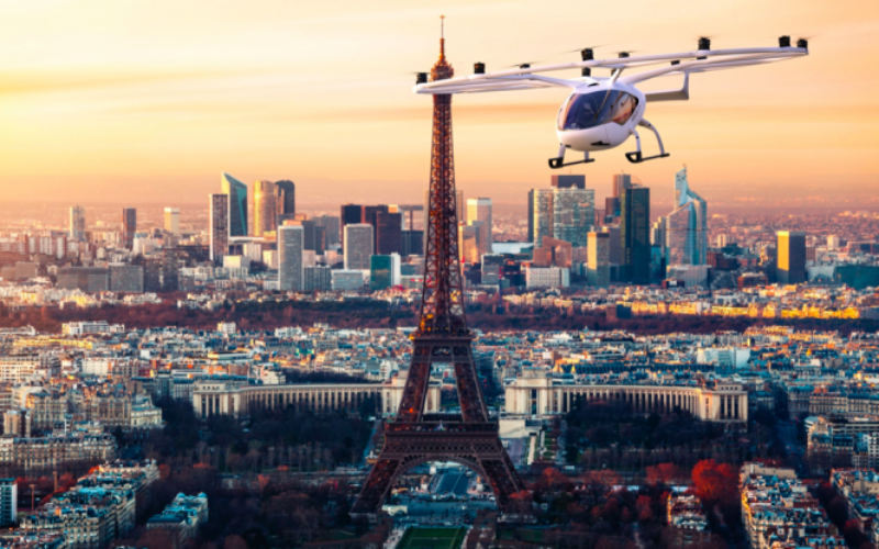 VoloCity được kỳ vọng là phương tiện mới phục vụ Olympic Games 2024. (Ảnh: connexionfrance)