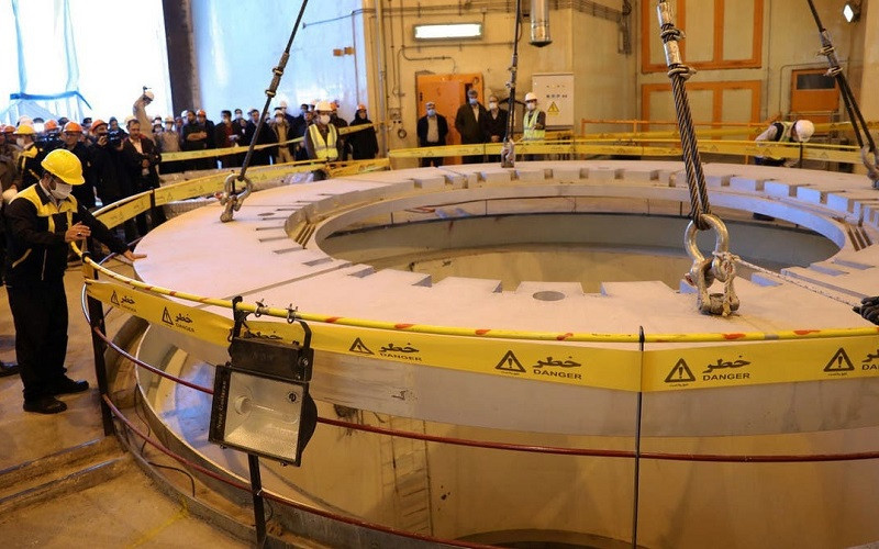 Lò phản ứng hạt nhân nước nặng Arak, phía nam thủ đô Tehran của Iran. (Ảnh: Reuters)