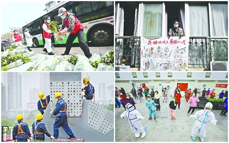 Ảnh: Trường Giang nhật báo (Trung tâm báo chí thành phố Vũ Hán cung cấp)