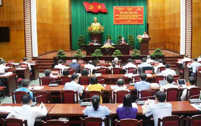 Toàn cảnh lễ kỷ niệm 100 năm Ngày sinh đồng chí Tố Hữu (4-10-1920 - 4-10-2020). 