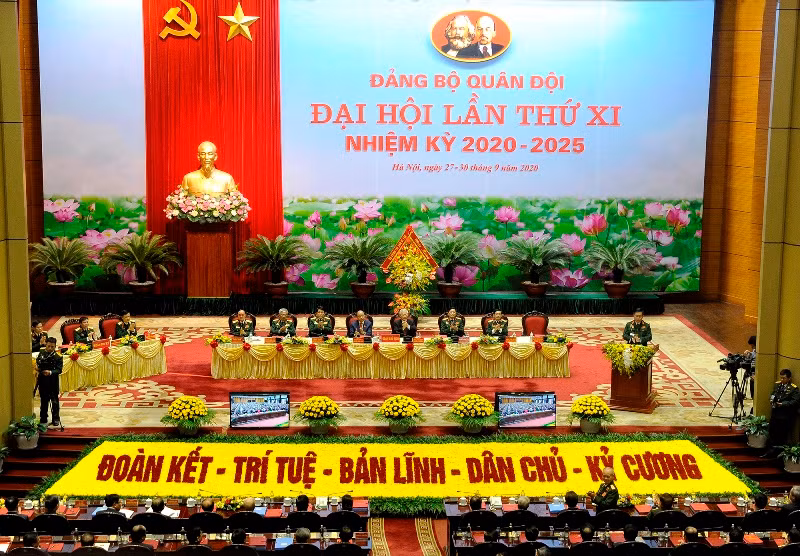 Đoàn Chủ tịch Đại hội đại biểu Đảng bộ Quân đội lần thứ 11, nhiệm kỳ 2020 - 2025.