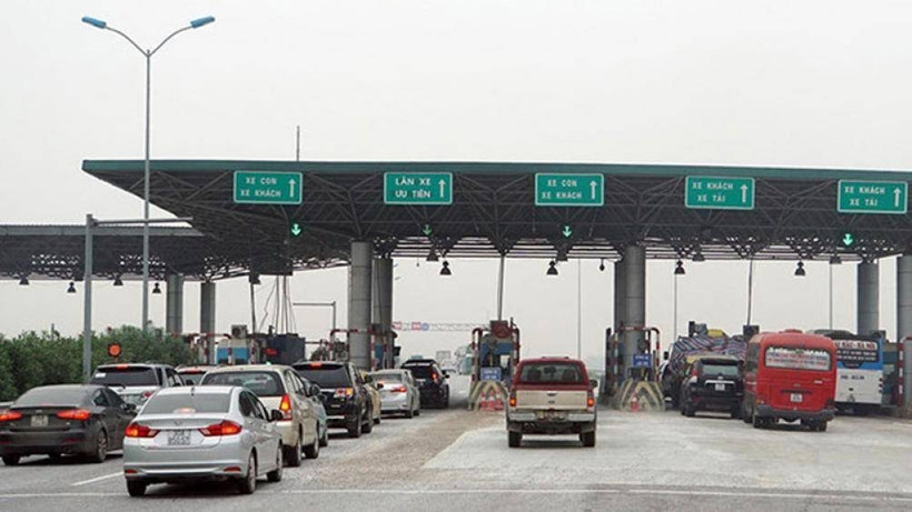 Trạm thu phí cao tốc Pháp Vân-Cầu Giẽ. (Ảnh: baogiaothong.vn)