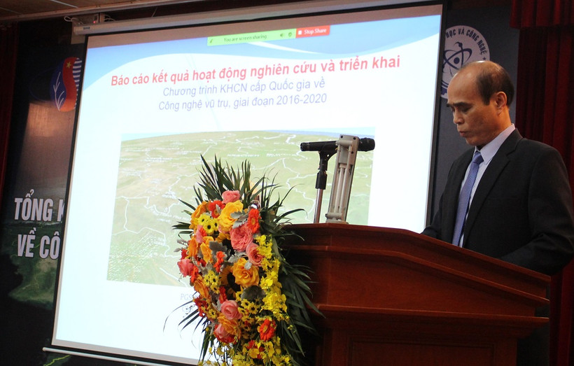 PGS, TS Doãn Minh Chung, Chủ nhiệm Chương trình khoa học và công nghệ cấp quốc gia về công nghệ vũ trụ giai đoạn 2016-2020.