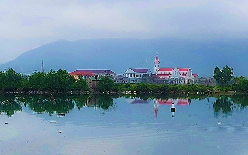 Một góc Cồn Nâm, xã Quảng Minh, thị xã Ba Đồn.