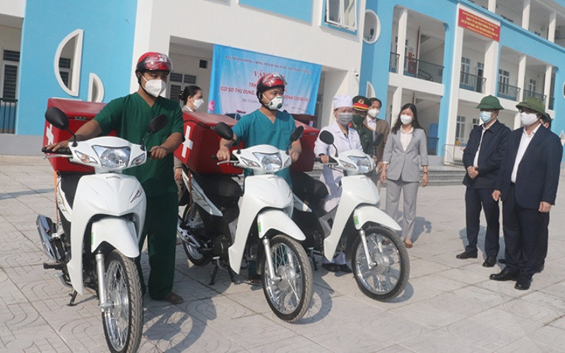Quận Bắc Từ Liêm tổ chức lực lượng y tế cơ động để kịp thời hỗ trợ người dân.