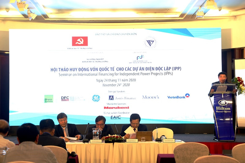 Hội thảo huy động vốn quốc tế cho các dự án điện độc lập.