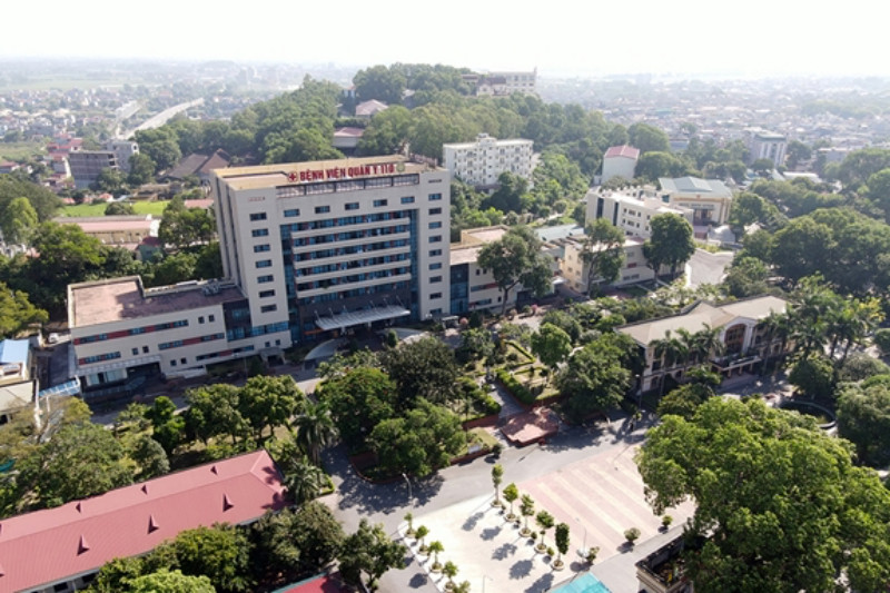 Quang cảnh Bệnh viện Quân y 110. (Ảnh: QĐND)