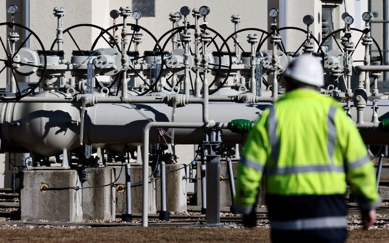 Hệ thống đường ống dẫn khí đốt Dòng chảy phương Bắc 1 qua Lubmin, Đức. (Ảnh: Reuters)