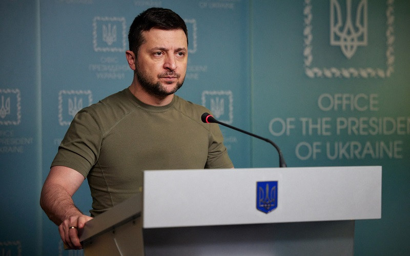 Tổng thống Ukraine Volodymyr Zelensky. (Ảnh: Reuters)