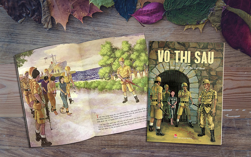 Sách tranh "Võ Thị Sáu".
