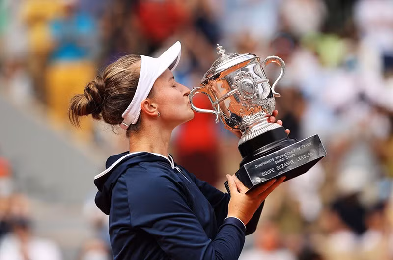 Barbora Krejcikova vô địch Roland Garros 2021. (Nguồn: Getty Images)