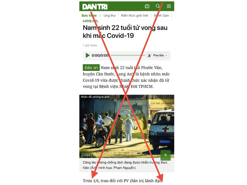 Bác bỏ thông tin bệnh nhân mắc Covid-19 tử vong tại BV Bệnh Nhiệt đới TP Hồ Chí Minh