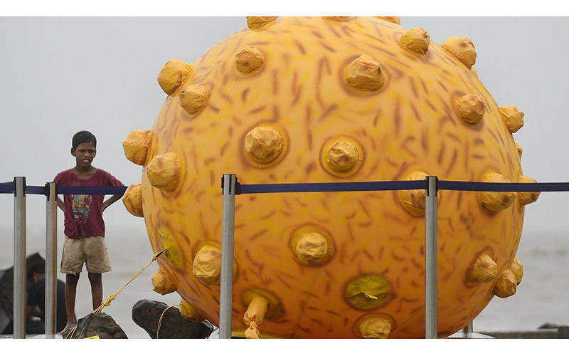 Mô phỏng virus Adeno - tác nhân bị nghi ngờ là nguyên nhân gây viêm gan bí ẩn. Ảnh: AFP