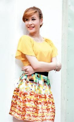 Người mẫu Thu Trà.