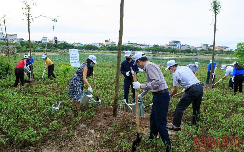 Khởi động chương trình “Toyota chung tay xanh hóa học đường”.