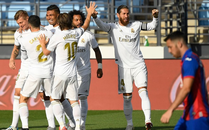 Real Madrid đang thẳng tiến đến ngôi vô địch La Liga. (Ảnh: Real Madrid)