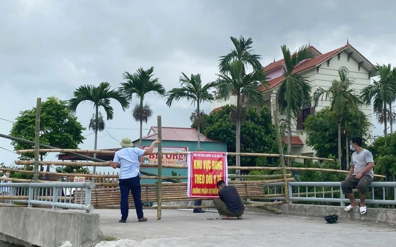 Huyện Hải Hậu (Nam Định)dỡ bỏ phong tỏa nhiều nơi.