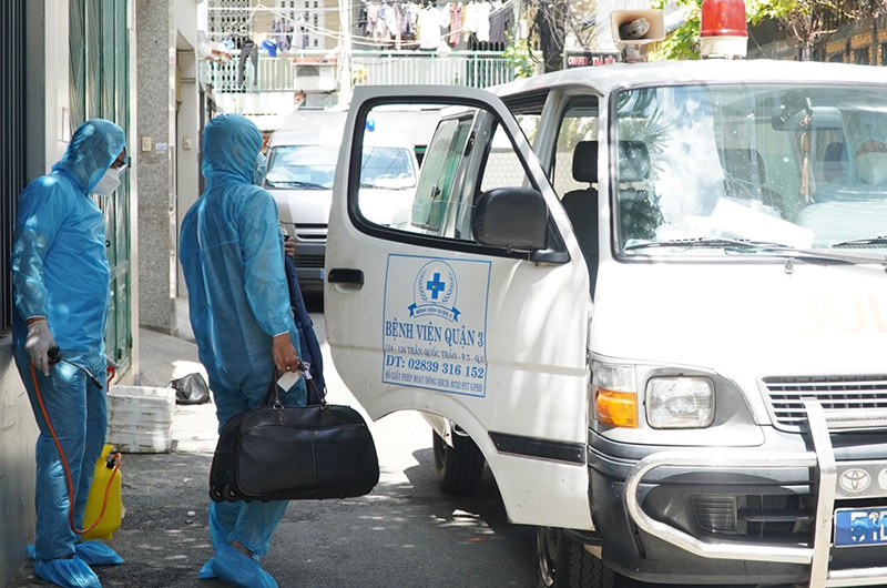 Một ca F2 trong chuỗi lây nhiễm ở TP Hồ Chí Minh dương tính với SARS-CoV-2