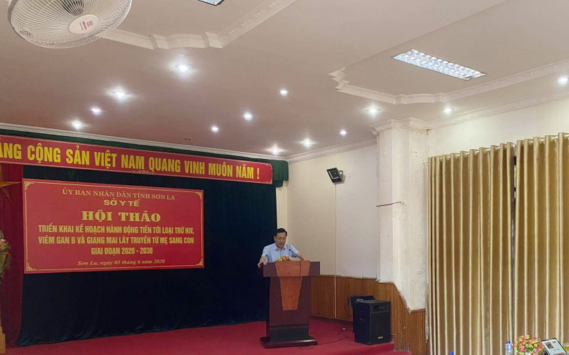 Phó Giám đốc Sở Y tế Tỉnh Sơn La, ThS, TS Nguyễn Hữu Hùng phát biểu khai mạc.