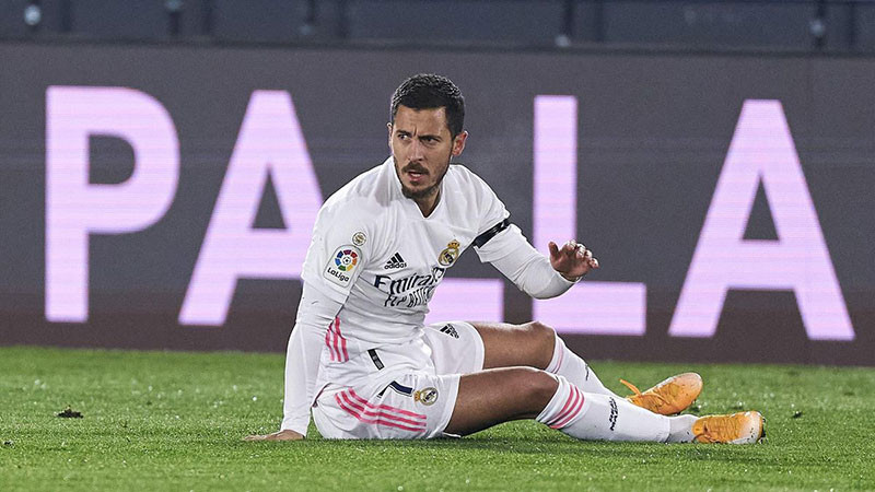 Kể từ khi gia nhập Real, Eden Hazard đã chín lần chấn thương, nghỉ tổng cộng 273 ngày. (Nguồn: Getty Images)