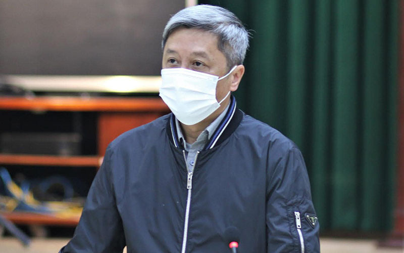 Thứ trưởng Y tế Nguyễn Trường Sơn phát biểu tại buổi làm việc.