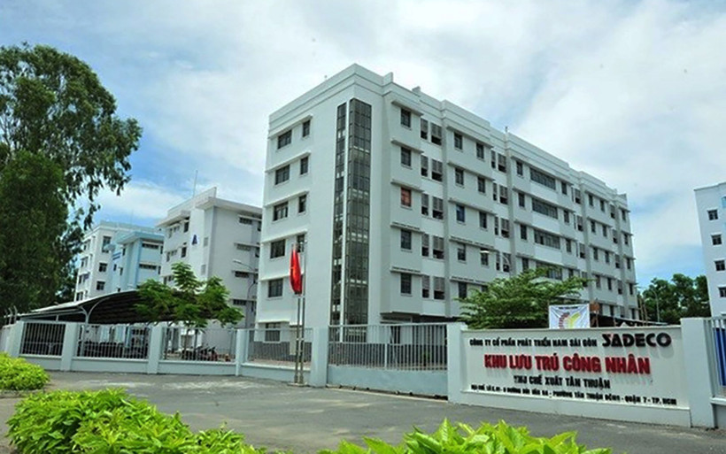 Nhà lưu trú của công nhân tại khu chế xuất Tân Thuận, TP Hồ Chí Minh. (Ảnh minh họa: Sadeco)