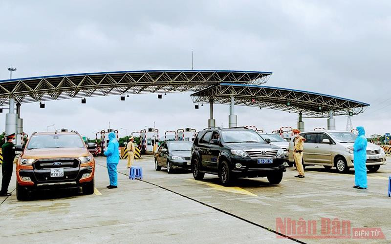 Các chốt kiểm soát dịch bệnh Covid-19 liên ngành của TP Hải Phòng trên cao tốc Hà Nội - Hải Phòng sẽ dừng hoạt động