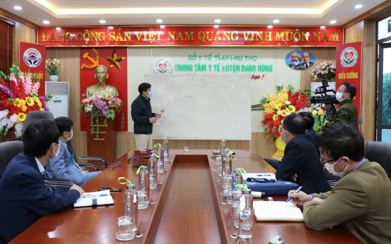 Huyện Đoan Hùng triển khai các phương án phòng, chống Covid-19 trên địa bàn huyện.