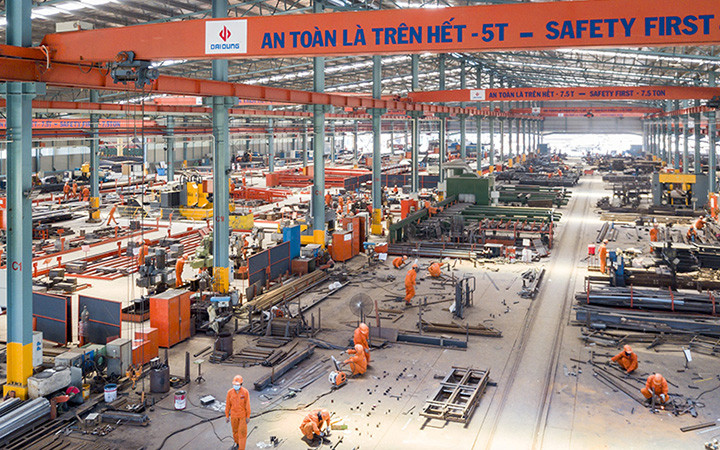  Công ty CP Xây dựng thương mại Ðại Dũng, khu công nghiệp An Hạ (TP Hồ Chí Minh) thực hiện "ba tại chỗ" (Ảnh minh họa: QUÝ HIỀN).