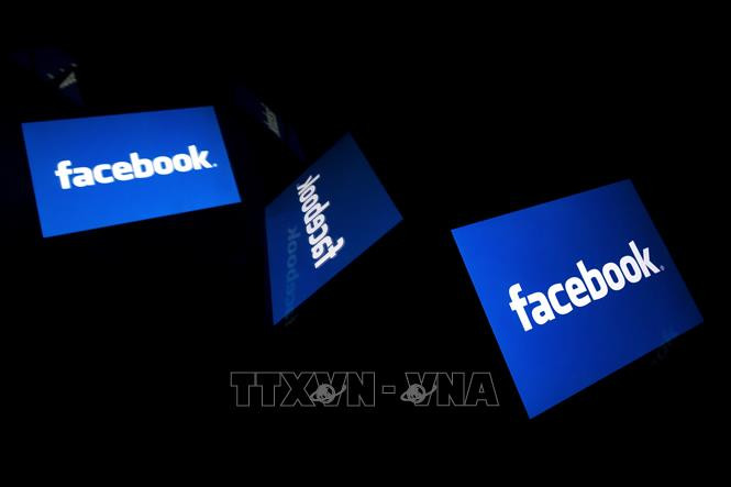 Biểu tượng Facebook. (Ảnh: AFP/TTXVN)