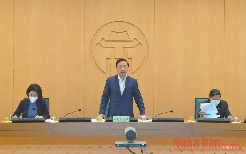 Quang cảnh cuộc họp chiều 1-3.