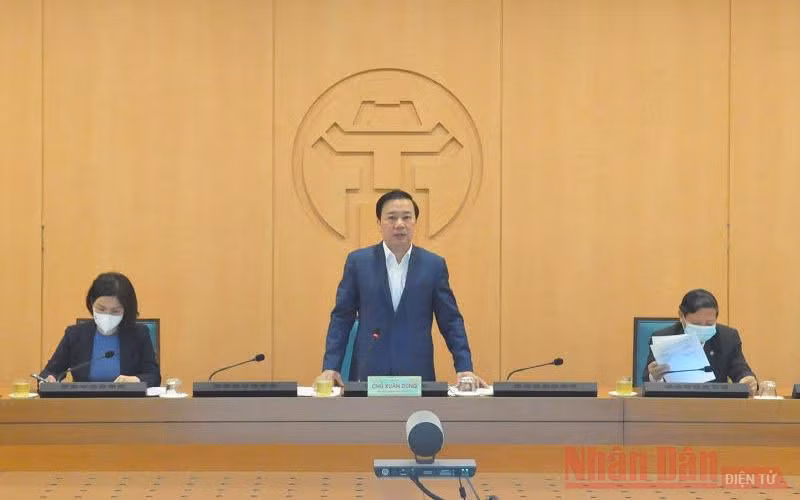 Quang cảnh cuộc họp chiều 1-3.