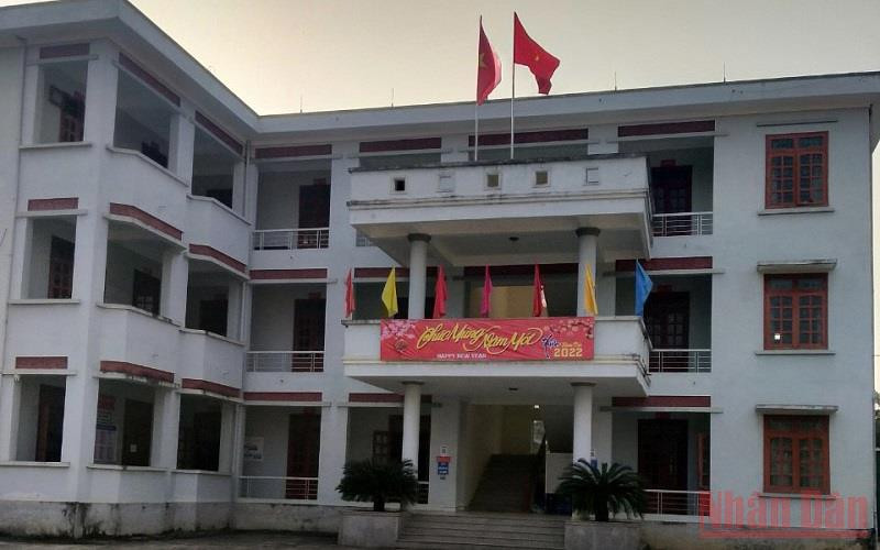 Trụ sở UBND xã Mỹ Hòa, Tân Lạc, Hòa Bình.