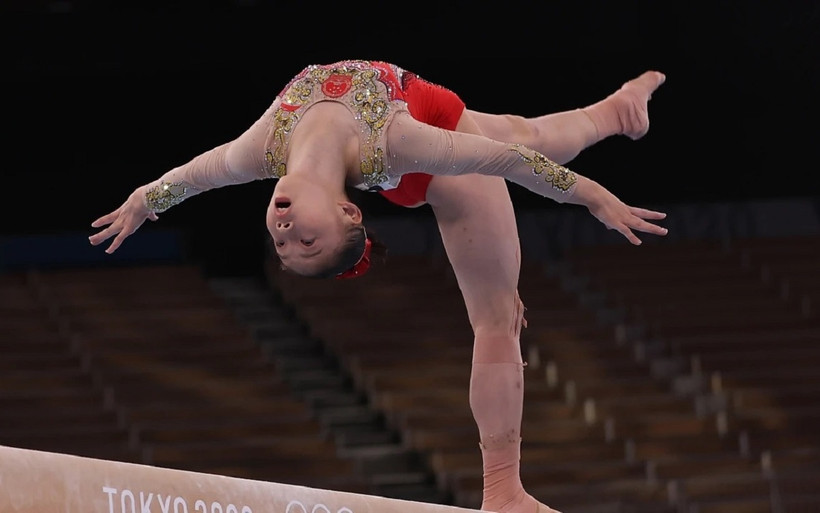 Thể dục dụng cụ đem về hai huy chương vàng cho đoàn Trung Quốc trong ngày 3/8. Hôm nay cũng là ngày kết thúc các nội dung thi đấu của thể dục dụng cụ nữ tại Olympic Tokyo 2020. (Ảnh: Getty Images)