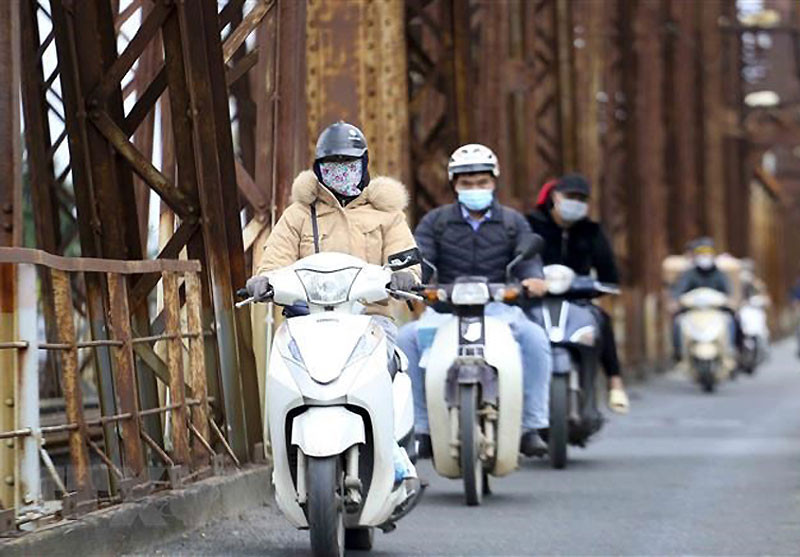 Khu vực Hà Nội không mưa, trời rét với nền nhiệt thấp nhất 15-17 độ C. (Ảnh minh họa)