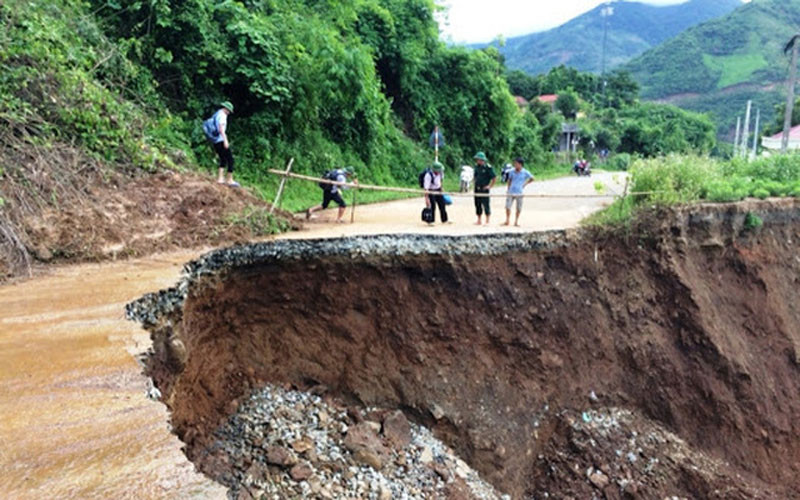 Nguy cơ cao đến rất cao xảy ra lũ quét, sạt lở đất tại các tỉnh vùng núi Bắc Bộ. (Ảnh minh họa)