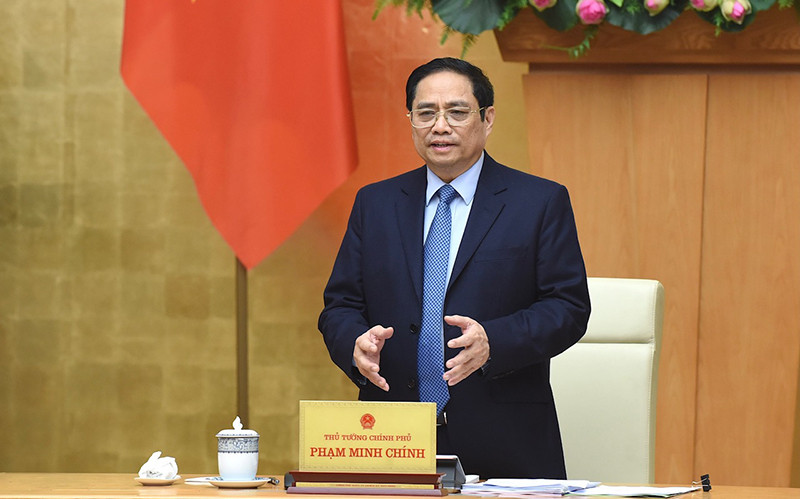 Thủ tướng Phạm Minh Chính chủ trì phiên họp.