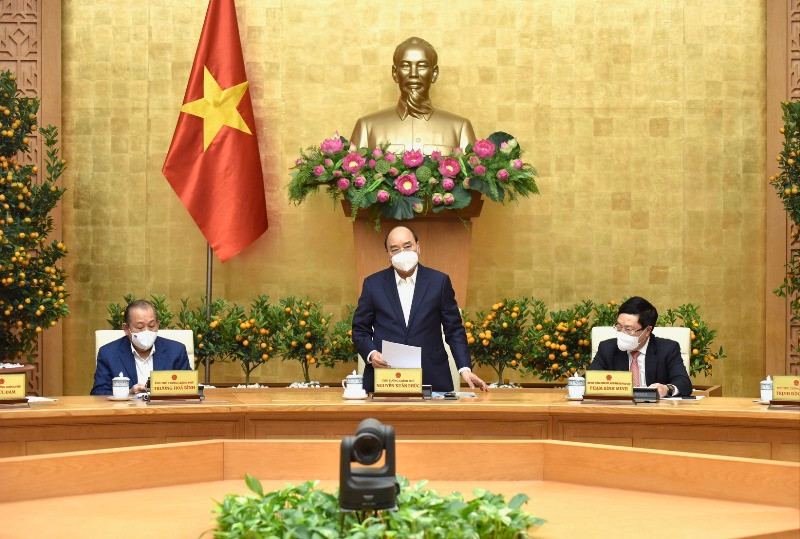 Thường trực Chính phủ họp ứng phó dịch Covid-19