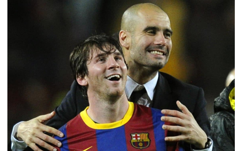 Pep Guardiola và Lionel Messi trong đêm đăng quang Champions League 2010/11. (Ảnh: Getty Images) 